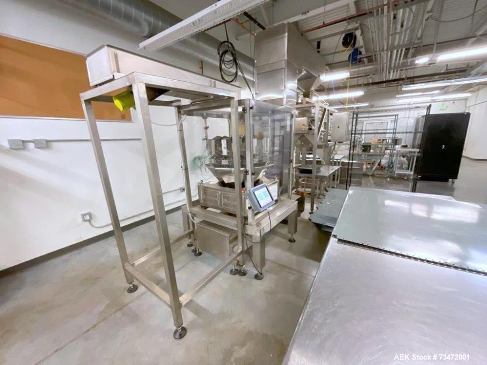 Used Ohlson Combination System – Multihead Weigher, Hopper, Elevator, Check Weigher