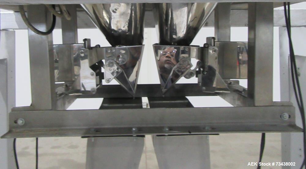 Used Ohlson Model MHW24F 24 Head Combination Scale. Stainless steel construction. Approximate 1.3 liter smooth buckets. Approximate maximum speeds up to 240 bags/min. Approximate weight range 15 - 30...