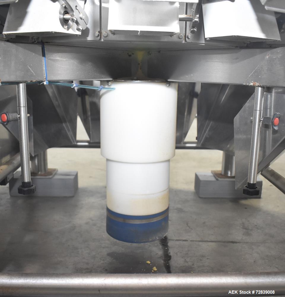 Used- PFM / MBP Weighers & Packaging C2 Series Multihead Weigher, Model 14 C2. 14 Head. Weights up to 5,000 grams. Maximum s...