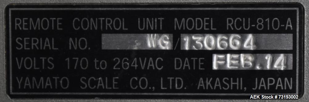 Yamato Model ADW314 combination scale (14) 1 Liter Buckets