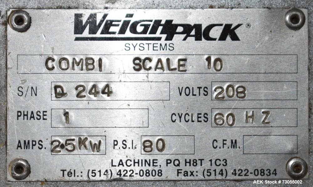 WeighPack Systems 10 Head Combi Scale Combination Scale