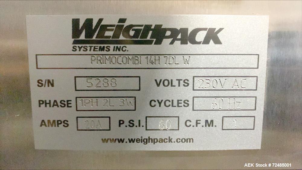 Weighpack Systems Combination Scale, Clamshell Produce Packaging Line