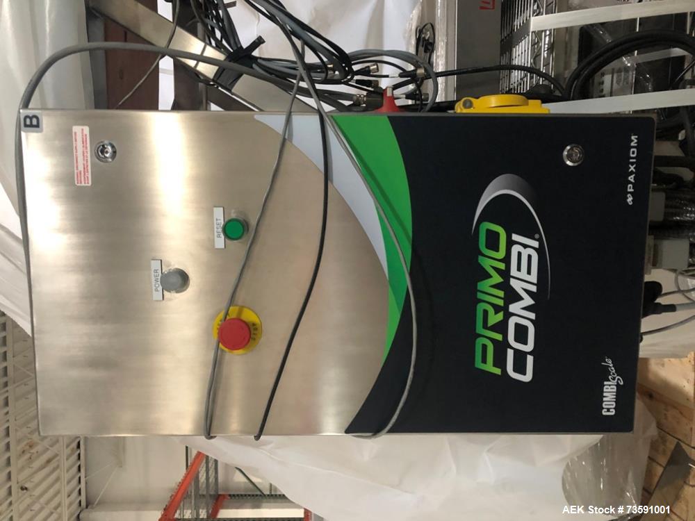 Used Weighpack Primo Combi 14 Head Smooth Bucket Combination Scale. Capable of speeds up to 200 weighs per minute (depending on application. Ha .5 Liter buckets with a weight range: 1 - 454 (grams) w...