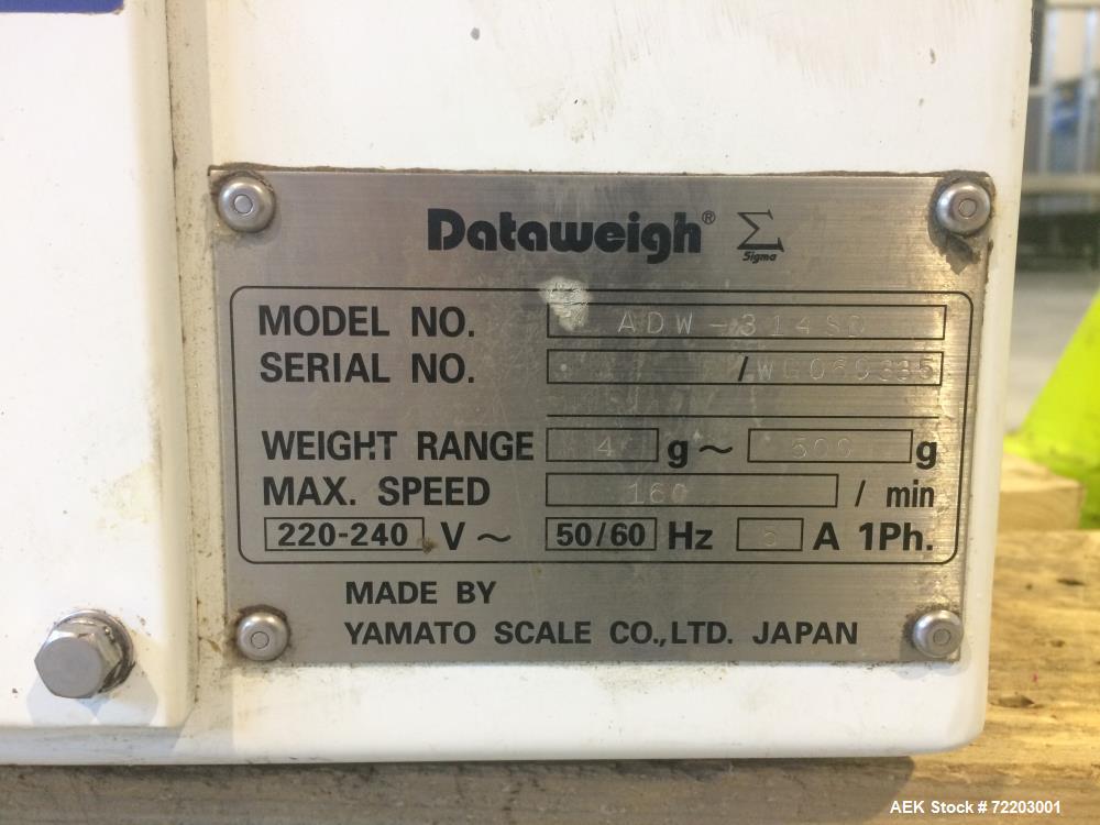 Used Yamato Scale Co. Ltd. Japan, Model ADW 314 SD