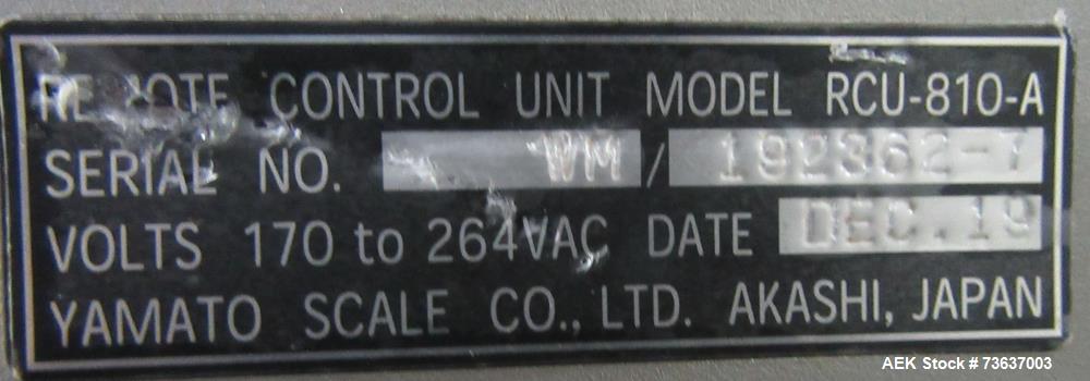 Yamato 10 Head Combination Weigher ADW-510SD Stainless Steel