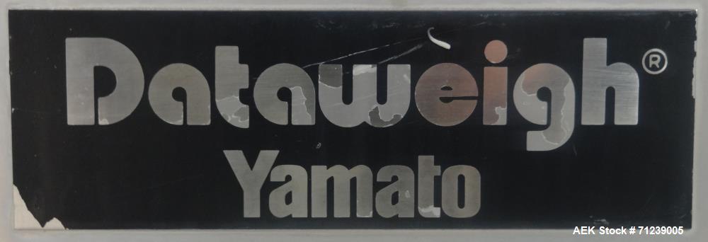 Used Yamato Scale Co Model Dataweigh ADW-524SWU Sigma Series Combination Scale