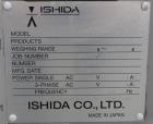 Used Ishida CCW-M-224W-D/30-WP-3A Combination Net Weigh Scale for Shredded Chees