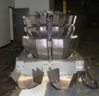 Used Ishida 16 Head Multi-Purpose Weigher, Model CCW-Z-216B-D/30-WP, Stainless Steel Contact Parts. Designed for different weights of up to four products simultaneously, for discharge into the same p...