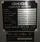 Used Ishida 16 Head Computer Weigher, Model CCW-Z-216W-S/20-WP, Serial 19102, Year 1992.  208 Volt, 60 hz, 10.9 amps, stainless steel contact parts.  Smooth buckets.