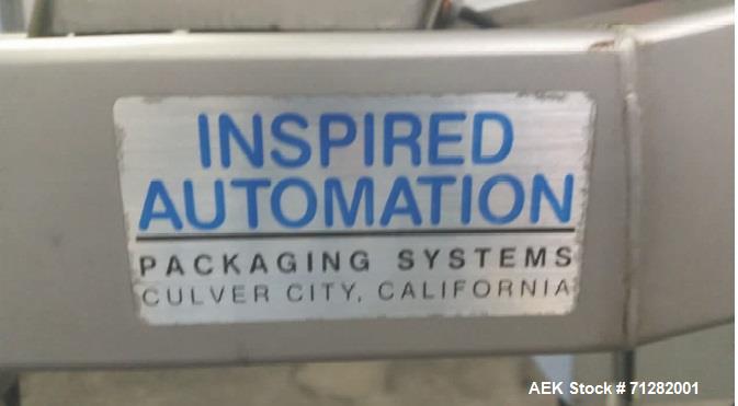 Used Inspired Automation Packaging Systems Weigh Fill Machine. Syntron Magnetic Feeder - Model F-010-B. Manufactured 2001.