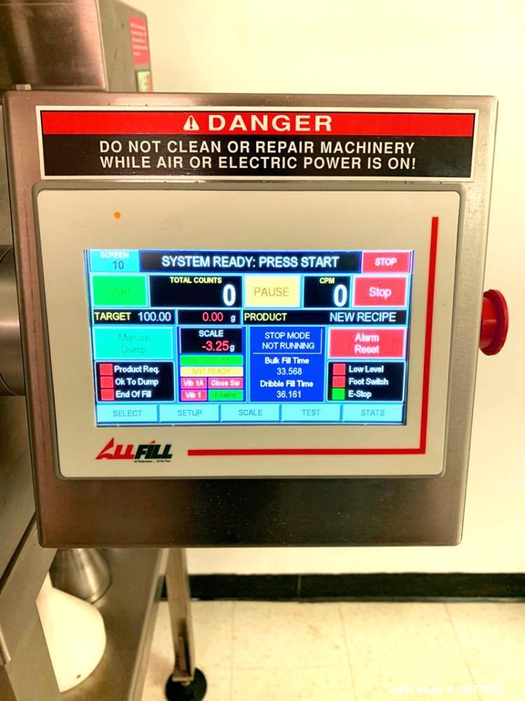 Used All Fill Model VF110-ST Single Lane volumetric Scale Filler