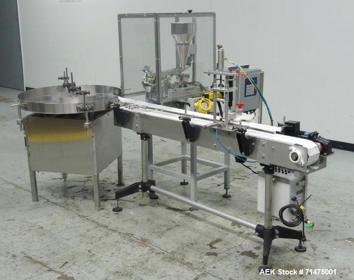 Used Actionpac Linear Scale Container Filler. Model MICRO109CL/I