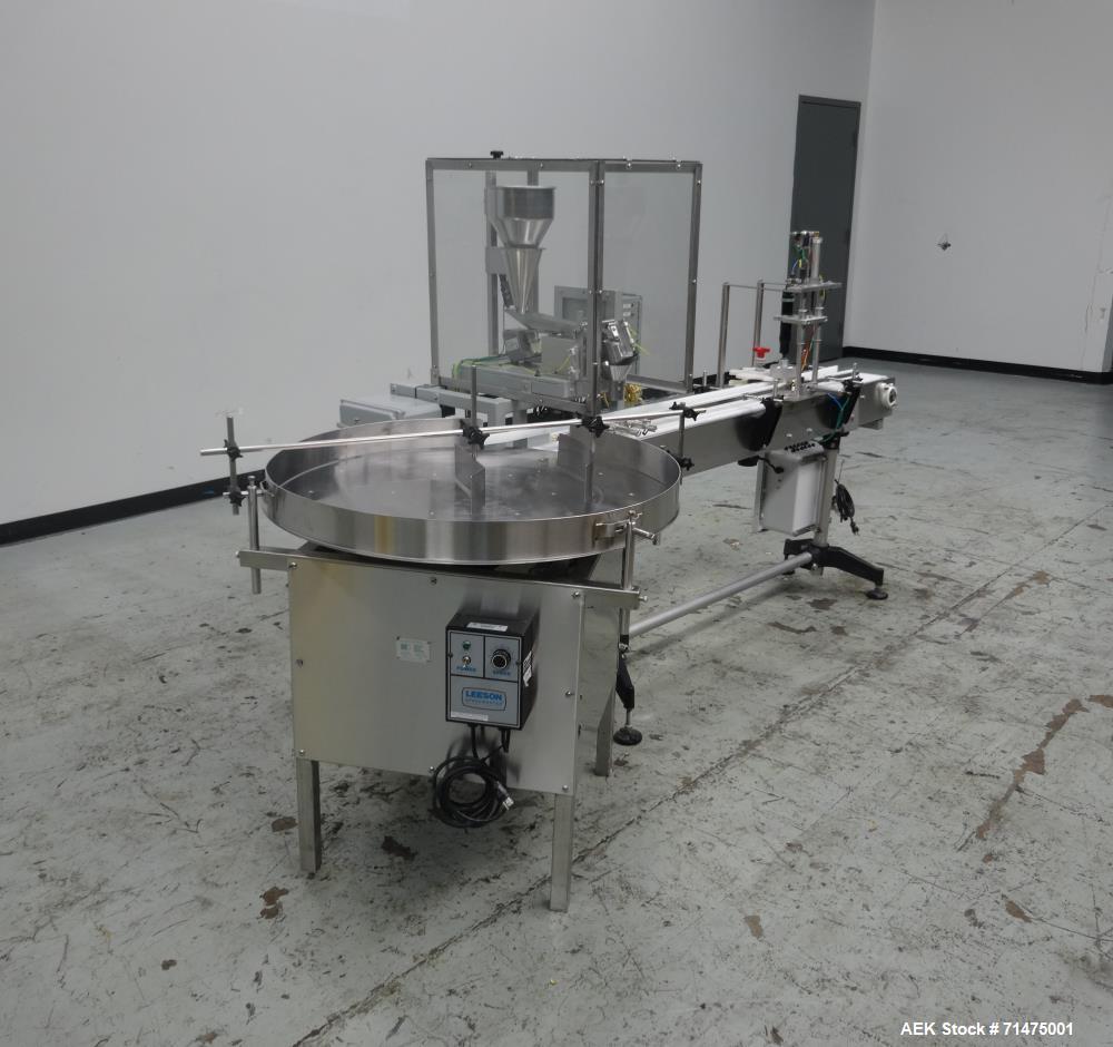 Used Actionpac Linear Scale Container Filler. Model MICRO109CL/I