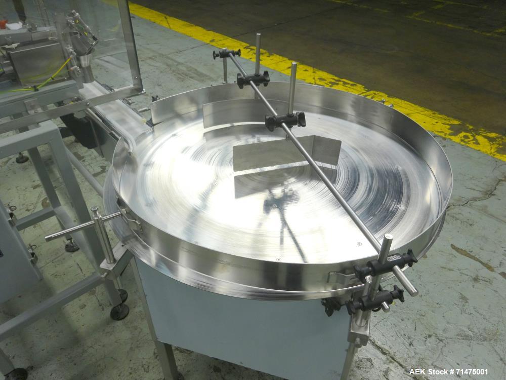Used Actionpac Linear Scale Container Filler. Model MICRO109CL/I