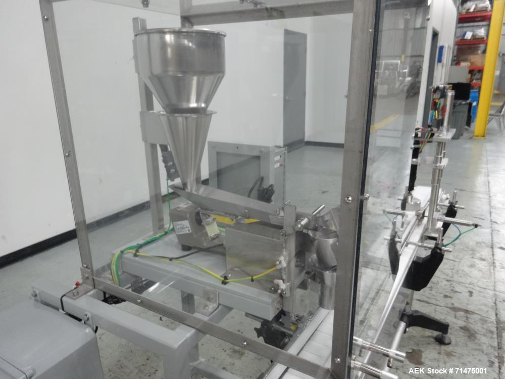 Used Actionpac Linear Scale Container Filler. Model MICRO109CL/I