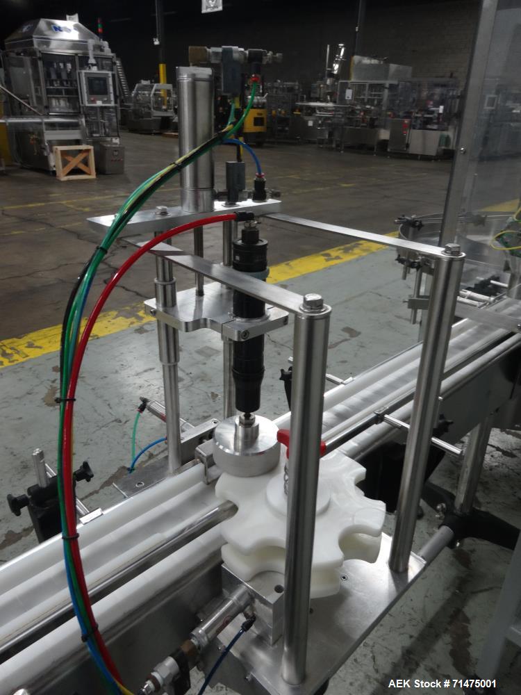 Used Actionpac Linear Scale Container Filler. Model MICRO109CL/I