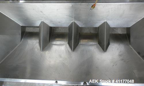 Used Weigh Right PMB-4 net weigher is a four-head scale offering speeds up to 40 fills per minute. Approximately 3-1/2" outlets on 18" centers with a 40" discharge height. The scale is designed to ha...