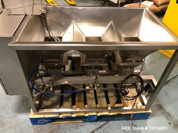 Tridyne Model F-206-14 SN 1201215, 3 Lane Scale System with Remote Operator Inte