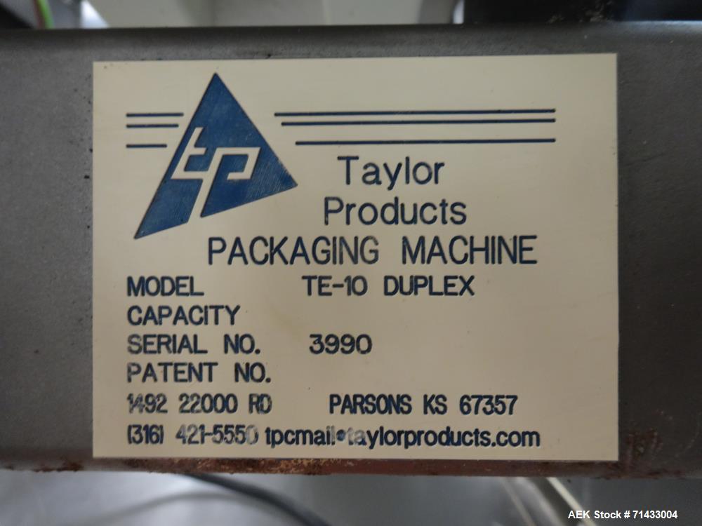 Used Taylor Products Model TE10 Duplex Linear Scale
