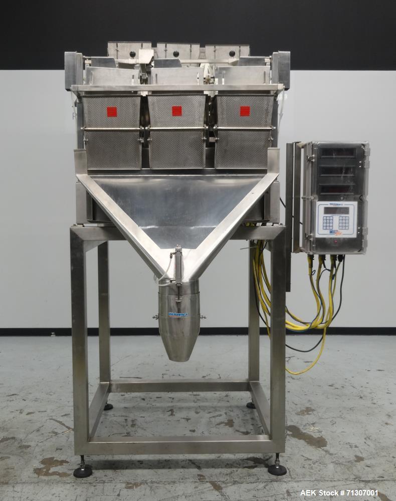 Used WeighPack Systems Model AEF 7 Linear Bucket Scale