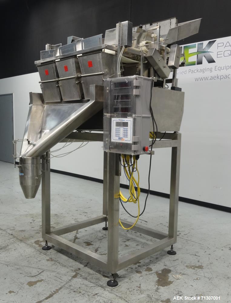 Used WeighPack Systems Model AEF 7 Linear Bucket Scale