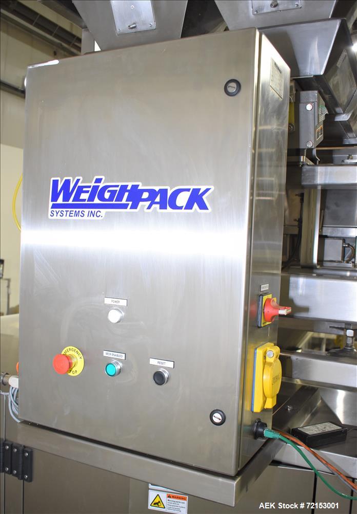 Used Weighpack Primo Linear V-9-2L/1F Linear Scale Filler.