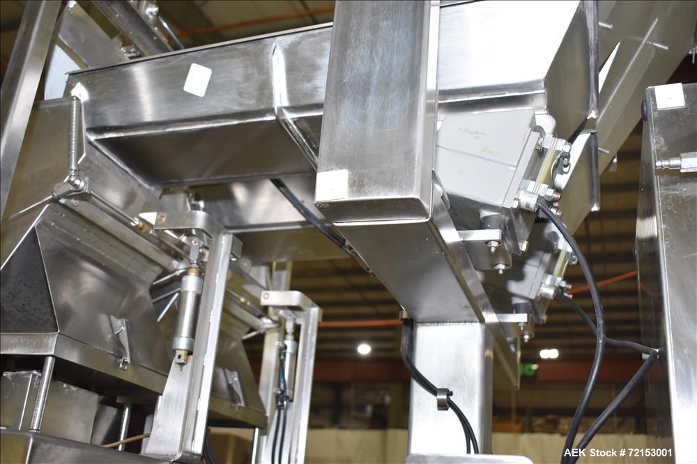 Used Weighpack Primo Linear V-9-2L/1F Linear Scale Filler.