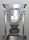 Used- All-Fill VF-110-ST Single Lane Vibratory Filler. Capable of speeds up to approximate 8 CPM. Hopper, approximate 16