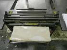 Used Mettler-Toledo Model 662 StepSaver Manual Weigh-Wrap Center. Consists of a SmartTouch Readout, model 8270 scale, stainless steel platform, capacity 50 x .01 pounds, model 317 label printer, labe...