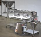 Used- Weigh Right Model IQ-SHUTTLE SP Linear Bulk Dribble Scale. Infeed hopper with Syntron model BF-2-B magnetic feeder. Fe...