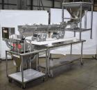 Used- Weigh Right Model IQ-SHUTTLE SP Linear Bulk Dribble Scale. Infeed hopper with Syntron model BF-2-B magnetic feeder. Fe...