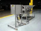 Used Weigh Right PMB-3 Net Weigh Scale System. Capable of speeds up to 45 containers per minute (Depending on product and fill volume). Fill volume range: 3 - 10 lbs, with accuracy of 0 - 0.01 lbs. (...