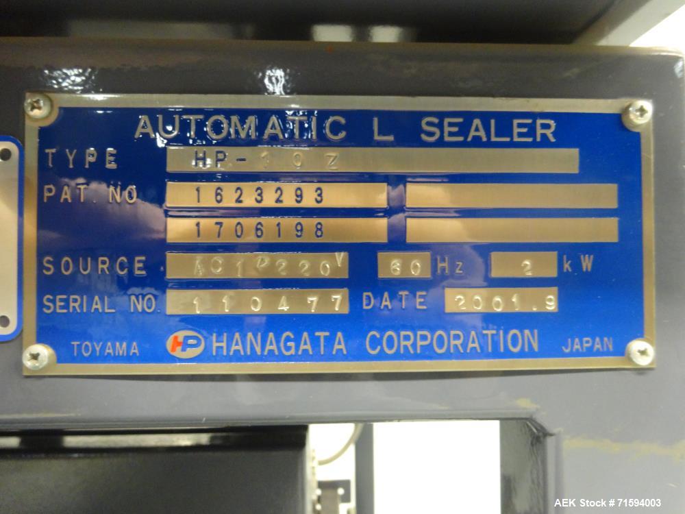 Used Arpac Hanagata Model HP-10Z Automatic L-Bar Sealer