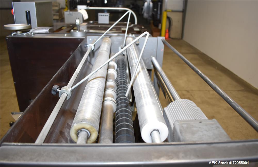 Used Arpac Hanagata Model L-26 Automatic L-Bar Sealer. Includes Arpac Vision He