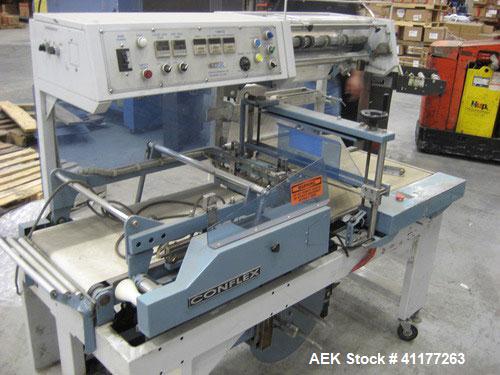 Used Conflex Automatic L Bar Sealer and Shrink Wrapper, Model E-250AC