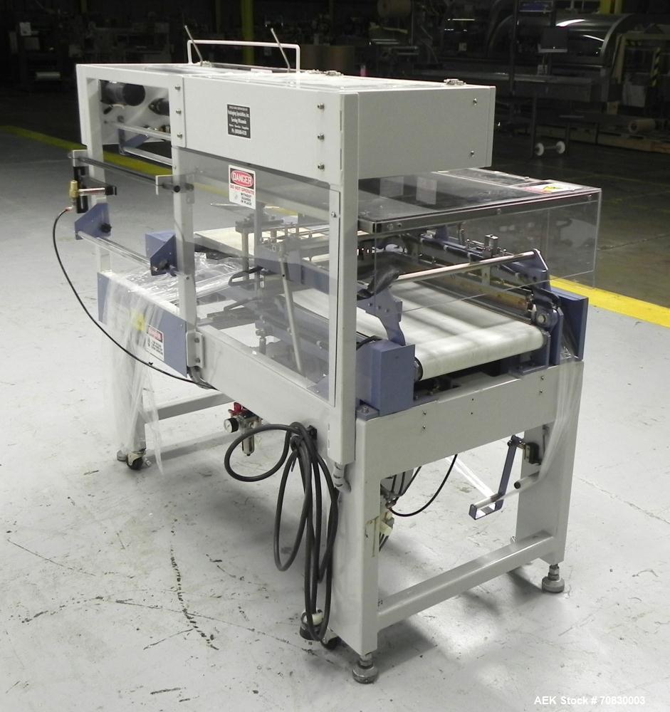 Used- Conflex Model E-250 HS Automatic L Bar Sealer and Shrink Wrapper. The model E-250 HS is capable of speeds up to 35 pac...