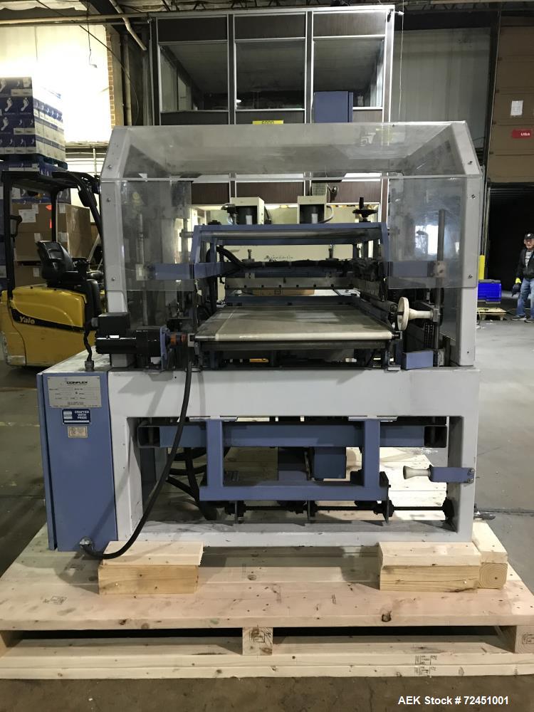Used-Conflex Model E-260AC Automatic L Bar Sealer and Shrink Wrapper