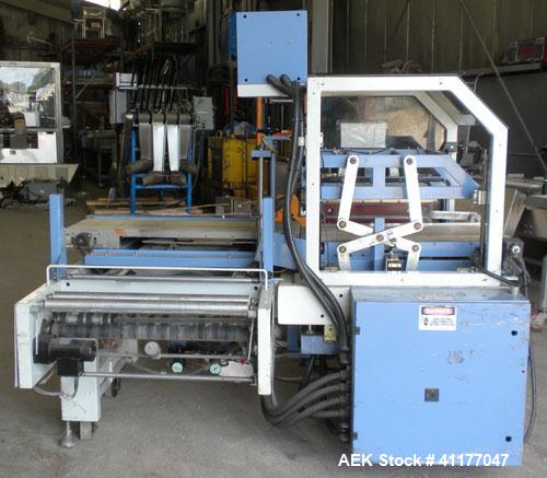 Used Conflex Automatic L Bar Sealer, Model E250 AC. Capable of speeds up to 30 packages per minute, and 100 feet per minute of film. Maximum seal dimensions 19" wide x 24" long x 8" high. Maximum cen...