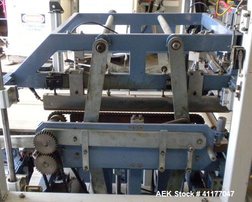 Used Conflex Automatic L Bar Sealer, Model E250 AC. Capable of speeds up to 30 packages per minute, and 100 feet per minute of film. Maximum seal dimensions 19" wide x 24" long x 8" high. Maximum cen...