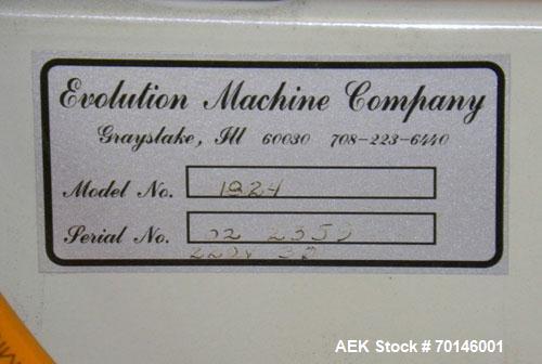 Used Evolution Machinery Automatic L-Bar Sealer and Shrink Tunnel