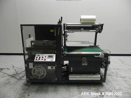 Used Arpac Hanagata Model HP-30Z Automatic L Bar Sealer. Capable of speeds up to 40 packages per minute. 45-90 fpm conveyor speed. Has a maximum package size: OF 1.5"- 19" (width) across, 4" - 16.5" ...