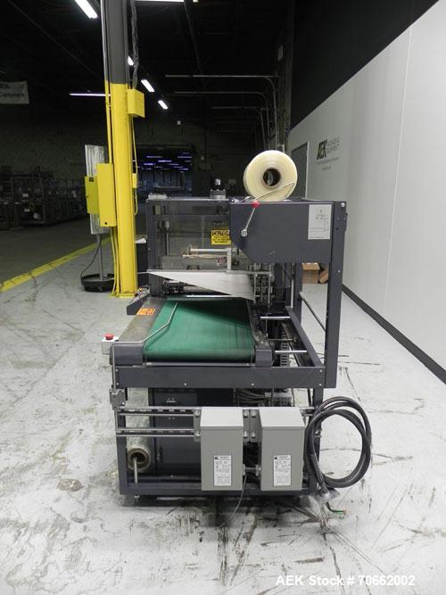 Used Arpac Hanagata Model HP-30Z Automatic L Bar Sealer. Capable of speeds up to 40 packages per minute. 45-90 fpm conveyor speed. Has a maximum package size: OF 1.5"- 19" (width) across, 4" - 16.5" ...