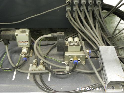 Used Arpac Hanagata Model HP-30Z Automatic L Bar Sealer. Capable of speeds up to 40 packages per minute. 45-90 fpm conveyor speed. Has a maximum package size: OF 1.5"- 19" (width) across, 4" - 16.5" ...