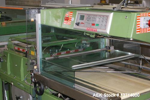 Used- Kallfass Universal 8060/100 is an automatic L-Bar sealer manufactured in Germany in 1993. It will handle packages up t...