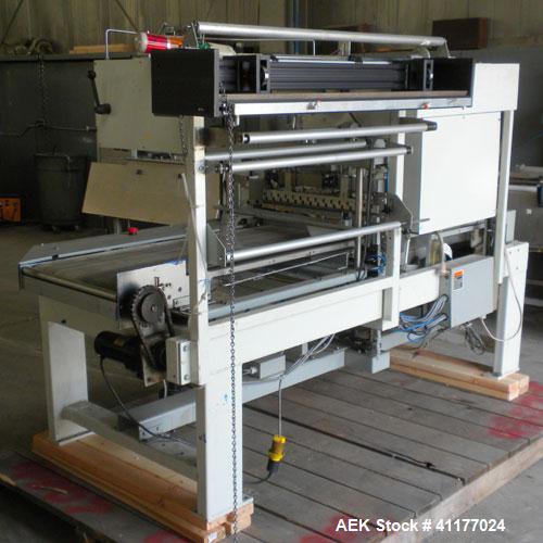 Used Texwrap Automatic L Bar Sealer, Model 3022VS4. Capable of speeds up to 45 packages per minute. Has a package size range: width 2-3/4" to 20", length 4" to 29" and up to 9" high. Has auto infeed,...
