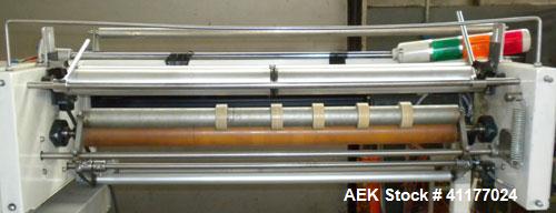 Used Texwrap Automatic L Bar Sealer, Model 3022VS4. Capable of speeds up to 45 packages per minute. Has a package size range: width 2-3/4" to 20", length 4" to 29" and up to 9" high. Has auto infeed,...