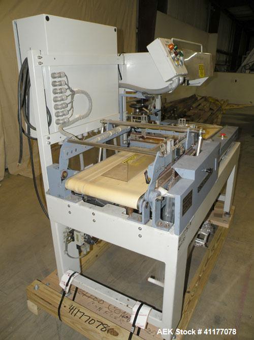 Used Conflex Automatic L Bar Sealer, Model E250 HS. Capable of speeds up to 30 packages per minute, and 100 feet per minute of film. Seal area 17’’ wide x 22’’ long, maximum seal dimensions 15-1/2" w...
