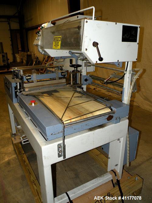 Used Conflex Automatic L Bar Sealer, Model E250 HS. Capable of speeds up to 30 packages per minute, and 100 feet per minute of film. Seal area 17’’ wide x 22’’ long, maximum seal dimensions 15-1/2" w...