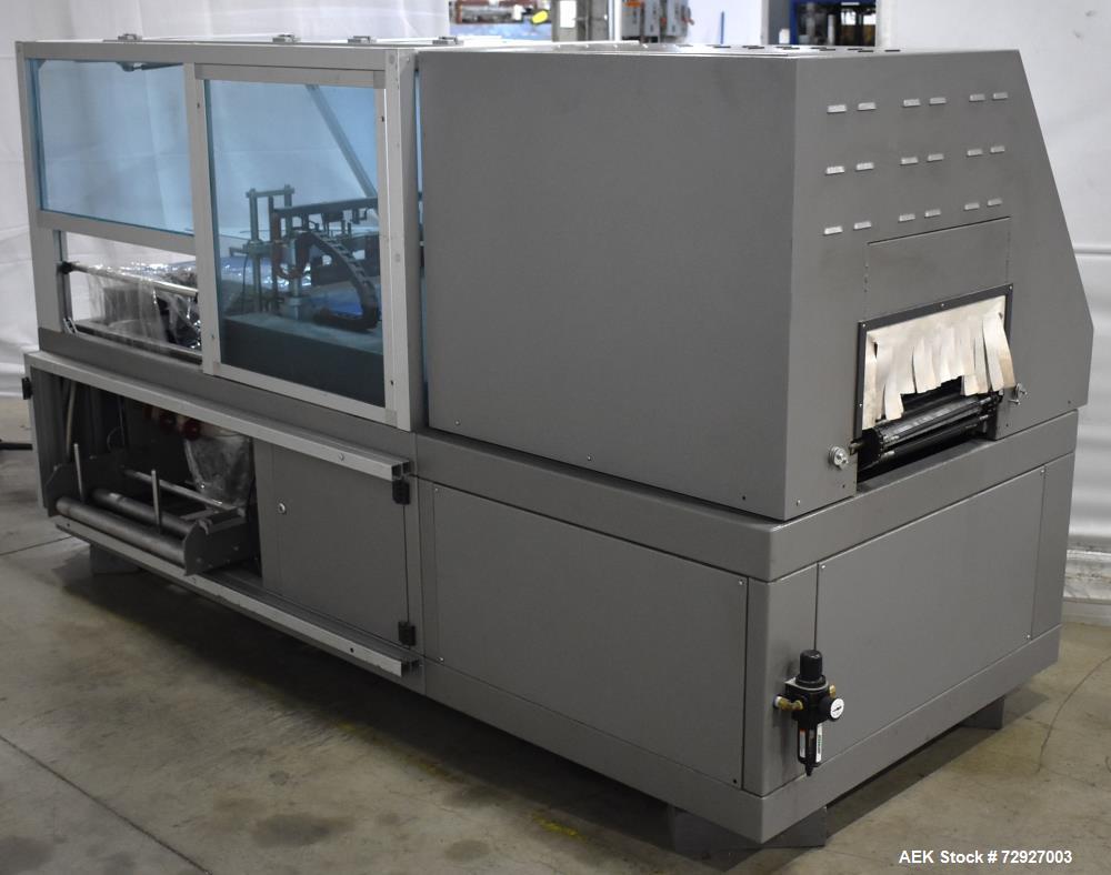 Used- Preferred Packaging Model PP530-CST Automatic L Bar Sealer / Shrink Wrapper and Heat Tunnel Combo. Capable of speeds u...