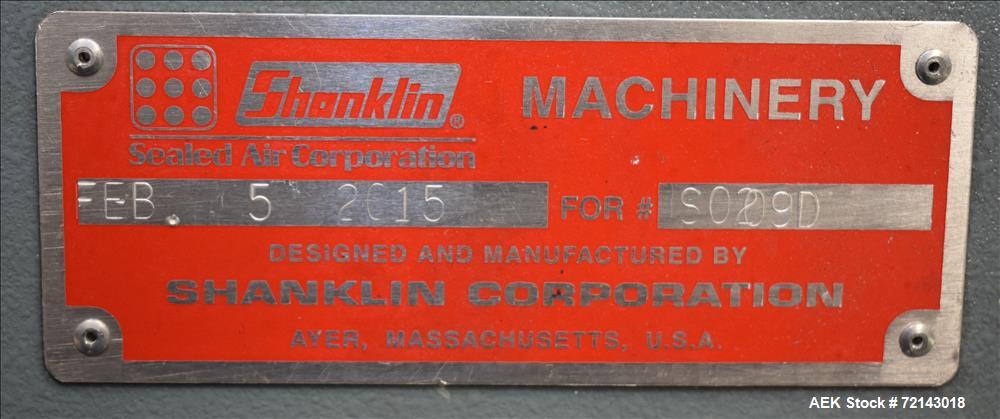 Used Shanklin Automatic L-Bar Sealer, Model A26A.